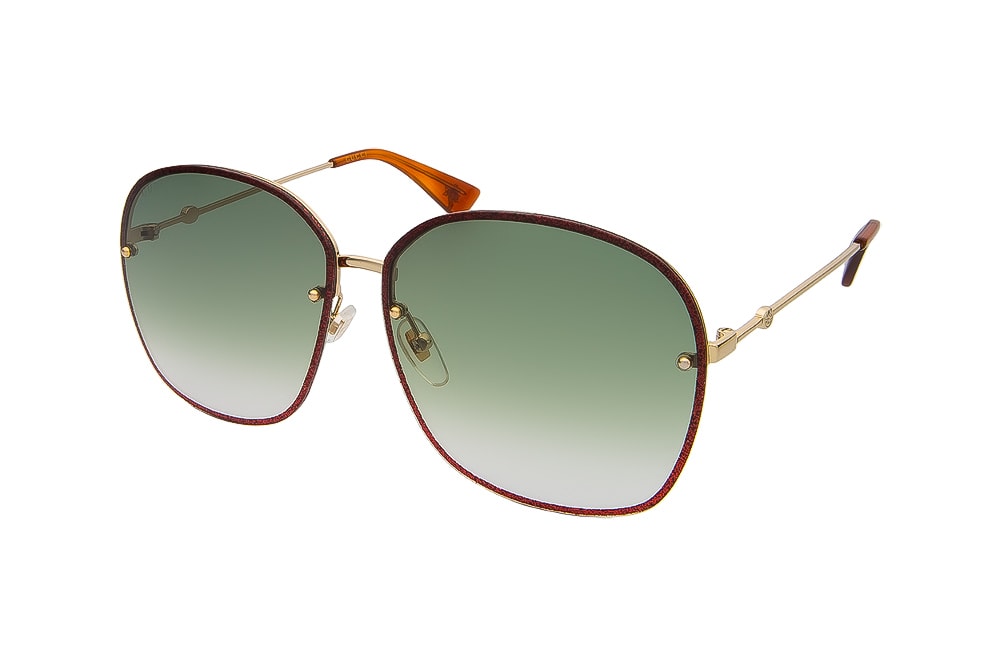 Gucci GG0228S green dbl colour