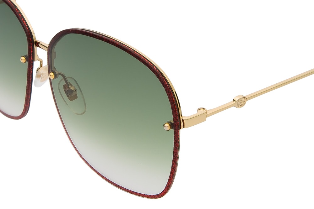 Gucci GG0228S green dbl colour