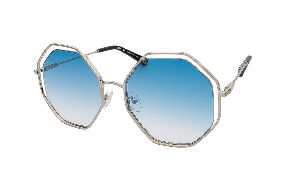 Chloe CE132S 213 hexagonal blue