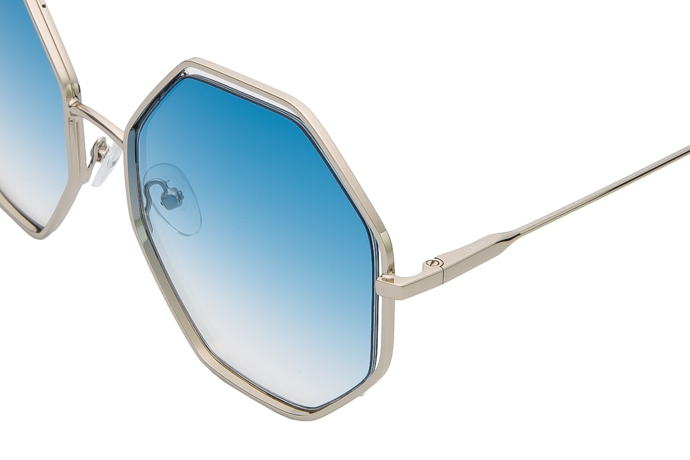 Chloe CE132S 213 hexagonal blue