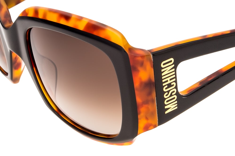 Moschino MO860S04 square havana