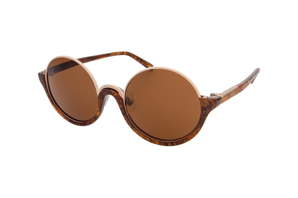 Linda Farrow x Phillip Lim PL 70 4 round brown